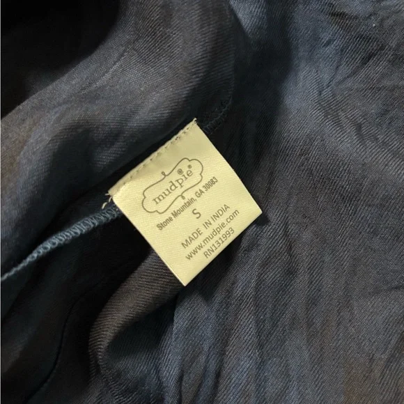 Mud Pie Women's Ellison Navy Tie Dye Dress S - Picture 8 of 11